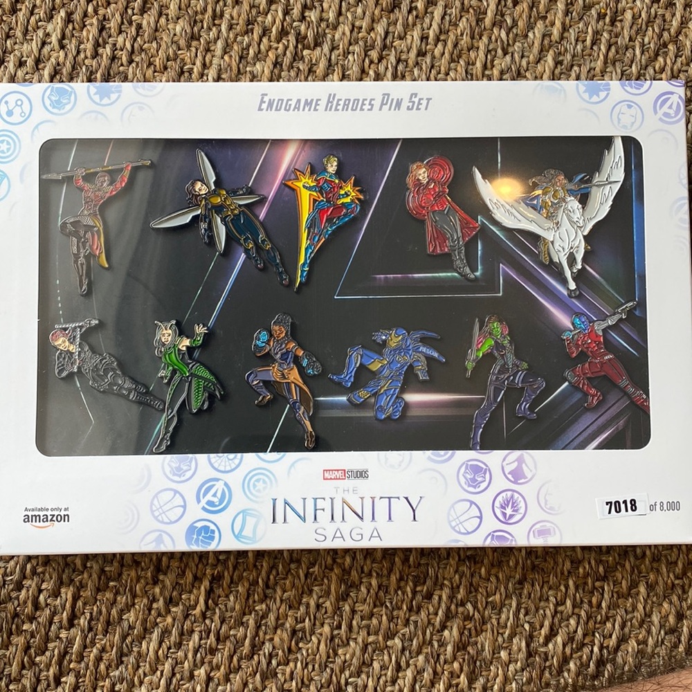 Marvel endgame heroes pin set infinity saga limited edition amazon pins